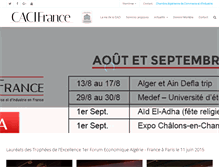 Tablet Screenshot of cacifrance.org